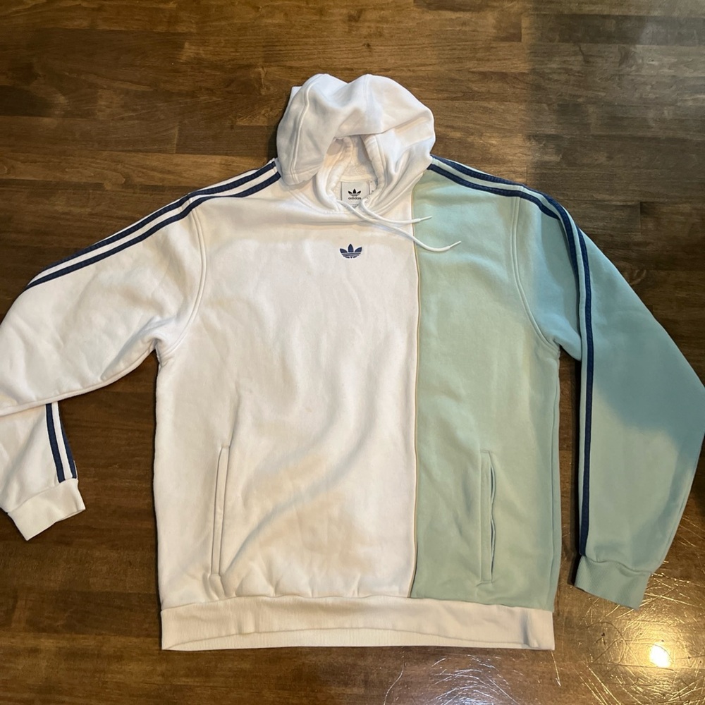 Adidas originals Hirchlocker White and green Hoodie
